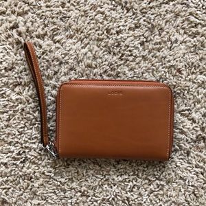 Leather LODIS wristlet